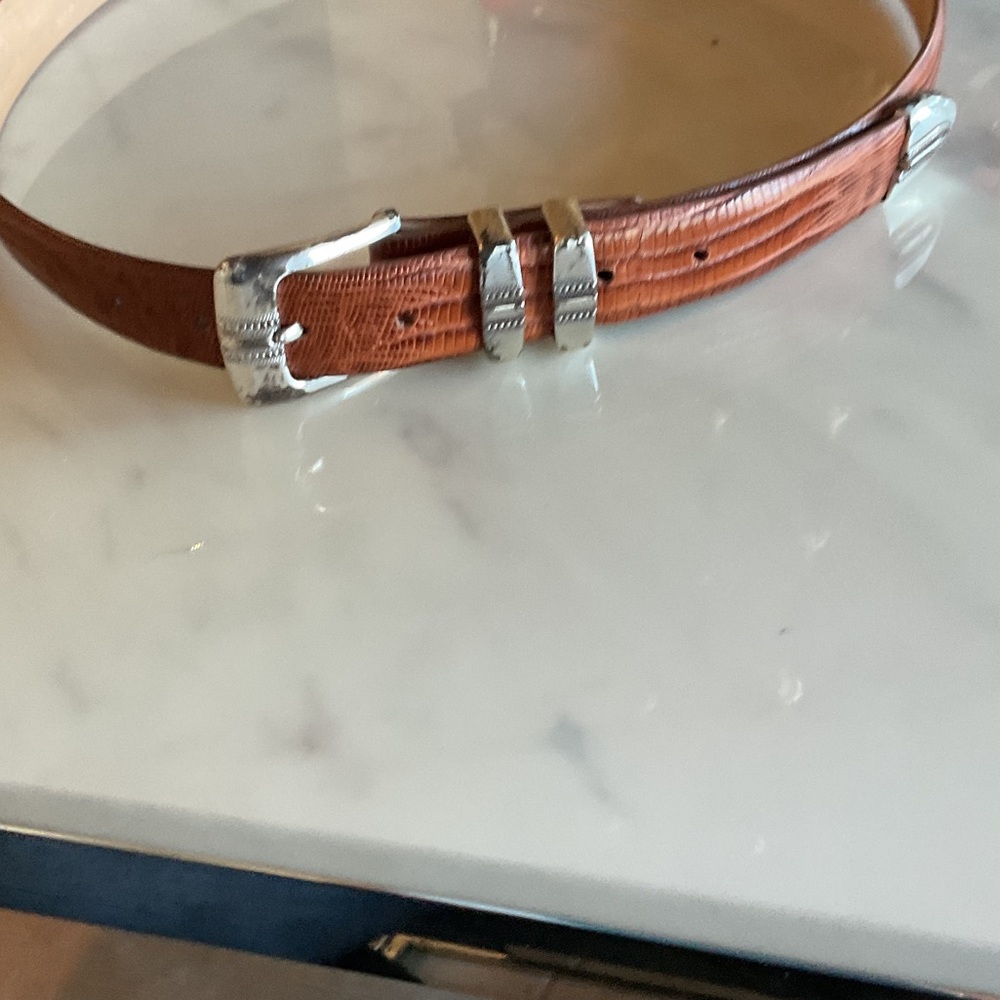Men's Brown Leather Belt